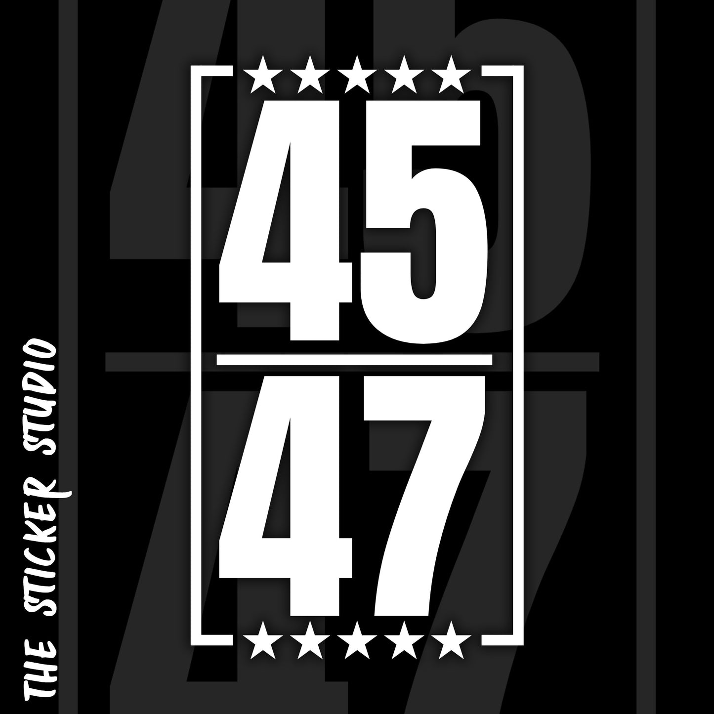 TRUMP decal · 45/47