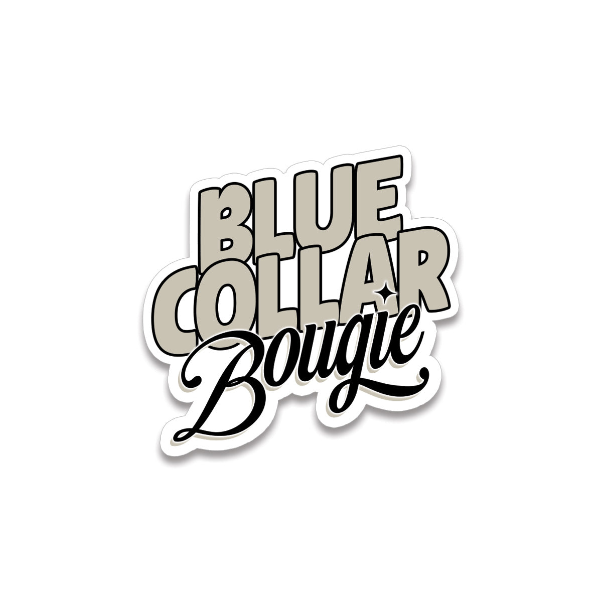 Sticker • blue collar bougie