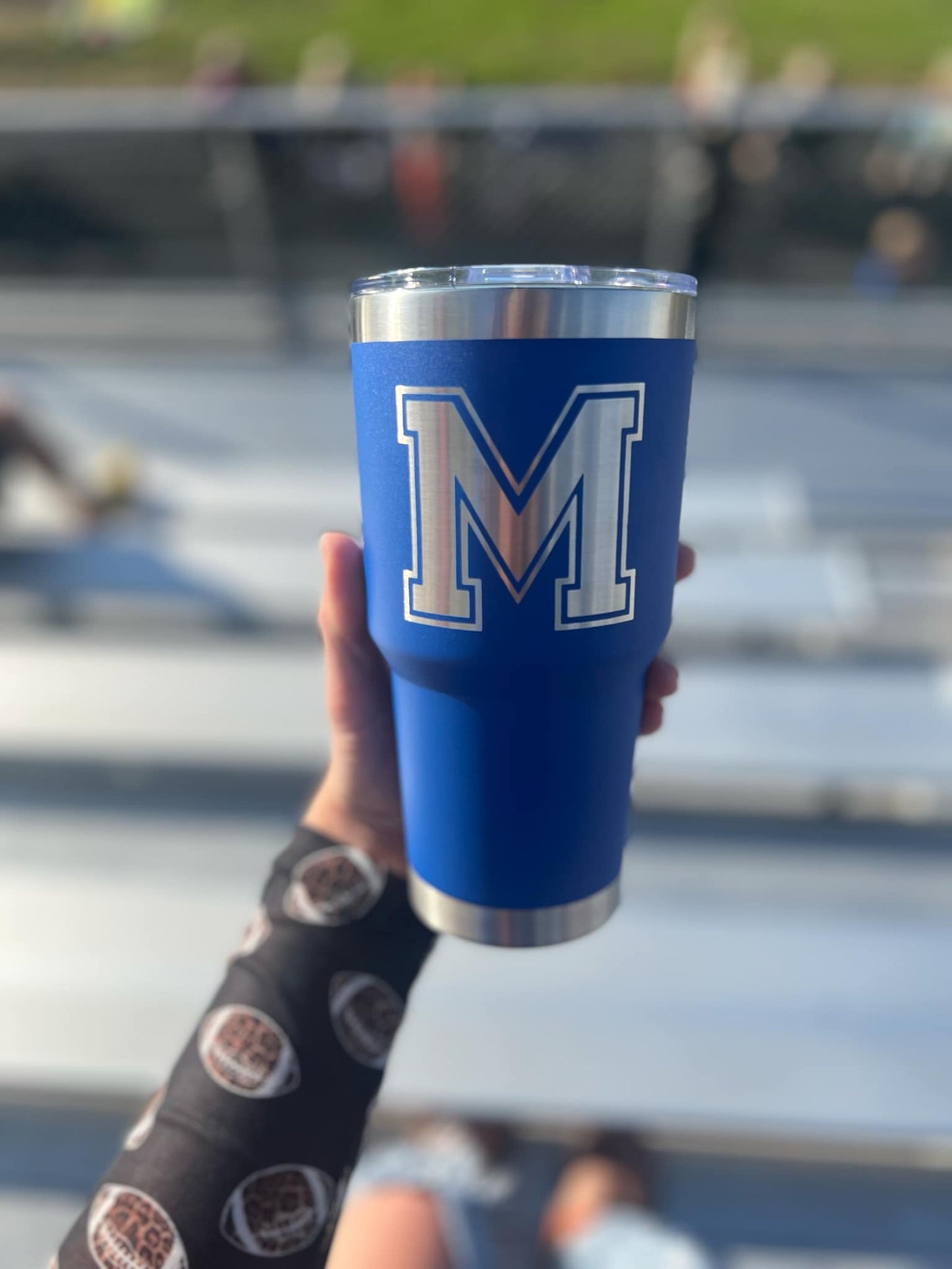 The Comet Corner · 30 oz M We Bleed Blue Tumbler