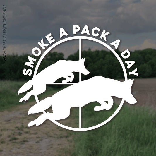 Transfer Decal · Smoke A Pack A Day Coyote Hunting